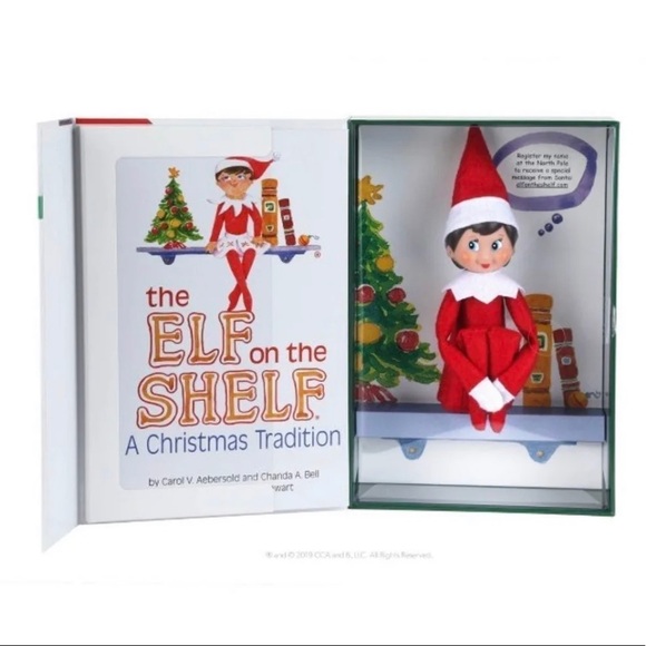 BRAND NEW! Girl Elf with BLUE EYES on the Shelf, with Christmas Storybook - Picture 2 of 4